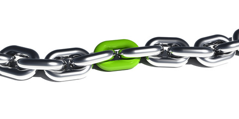 Green Chain Link