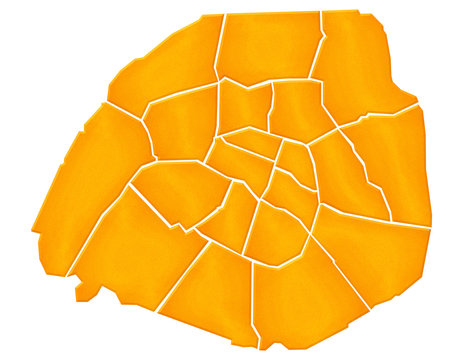 Carte Paris Sable