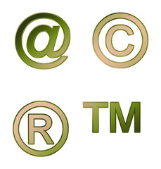 at - copyright - registered - trademark