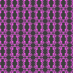 Seamless violet ornament vector pattern