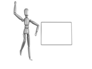 blank presentation frame