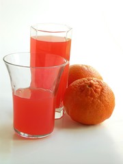 mandarines and juice