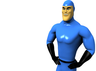 superheroe en jarras