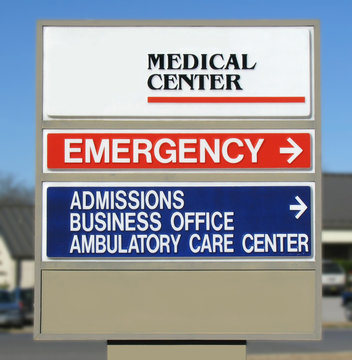 Medical Center Sign