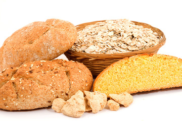 bread and pastry studio isolated