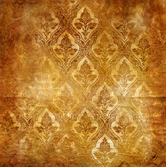 vintage rub background with classic patterns