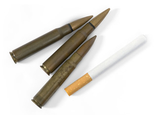 Cigarette and bullets