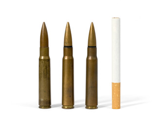 Cigarette and bullets