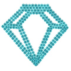Diamant türkis