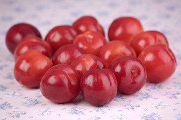 Red plums