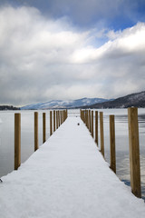 Winter pier