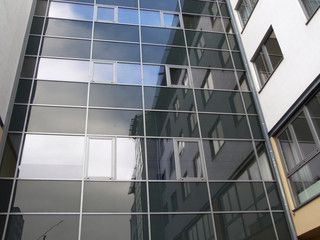 Spiegelnde Fassade