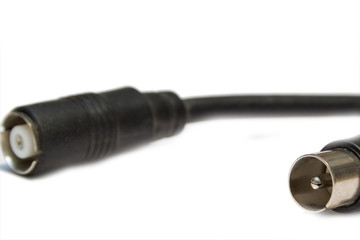 two connectors isolated on white background