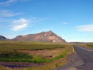 Road and Mountain