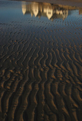 Reflections in the sand