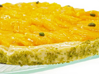 orangen pistazien torte