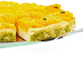 orangen pistazien torte