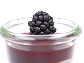 brombeer creme dessert