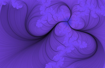 Inside of a flower digitally generated fractal background