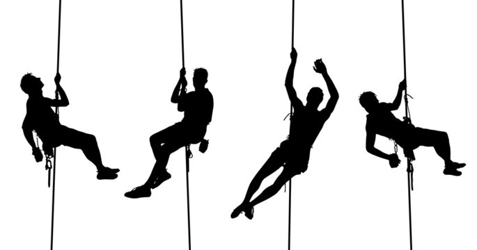 climbing silhouetten 2