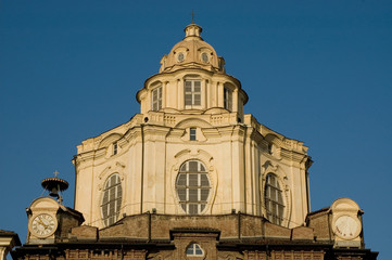 Fototapeta na wymiar Cupola di San Lorenzo, Torino