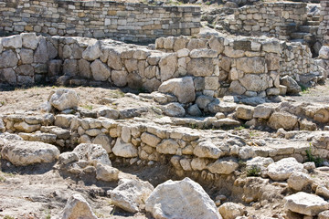 ancient series: archeological dig of very old ruins