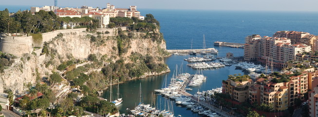  	 le rocher de monaco