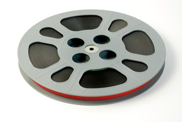 Film reels isolated