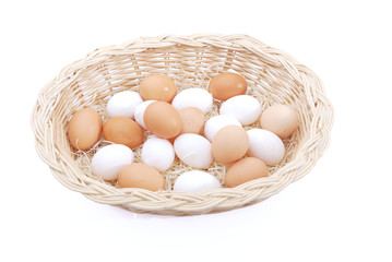 Eggs in basket  