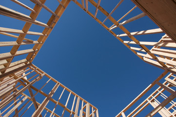 Construction Home Framing.