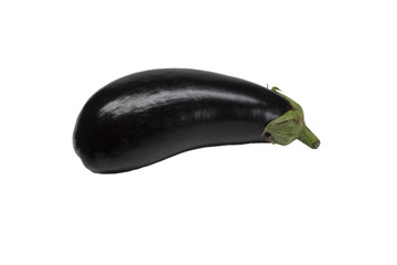 aubergine ganz freigestellt