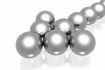  silver team isolated on white