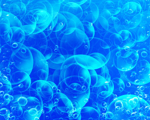 Abstract background formed by bubbles