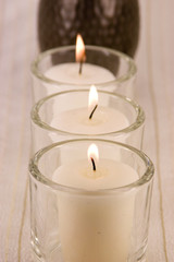 Obraz na płótnie Canvas Massage Candles