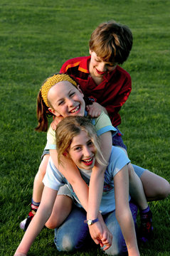 children laughing