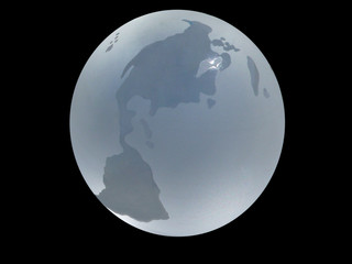 Planète Terre continent amérique noir
