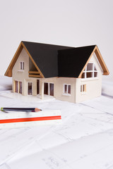 Architecte et plan de maison