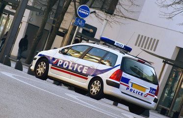Obraz premium Véhicule de Police