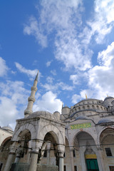 Fototapeta na wymiar Ottoman architecture, Blue Mosque, Istanbul, Turkey