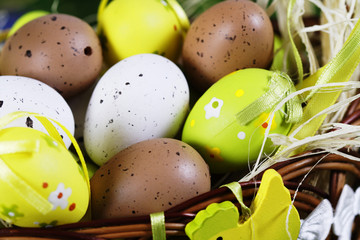 Colorful easter egg - hand painted