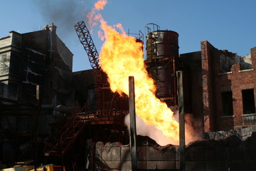 fuite de gaz - destruction ville