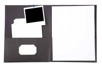 file folder with white background