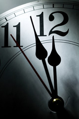 clock face, concept of Deadline, Stress, Fear