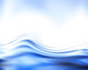 Fototapeta na wymiar Soft blue waves