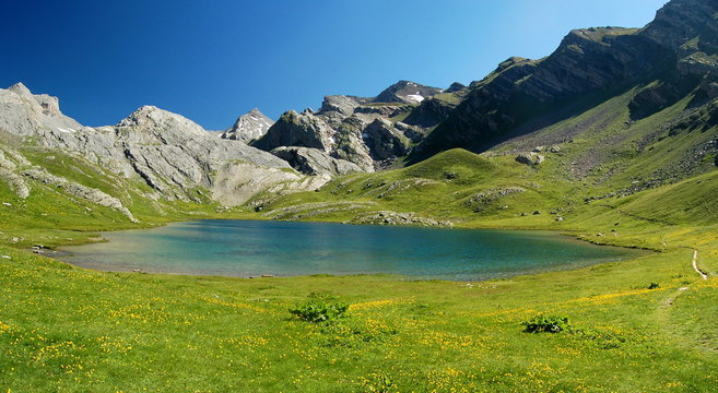 lac du lauzannier panoramique