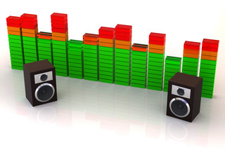 Loudspeakers with equalizer