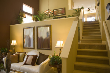 Luxury home living room