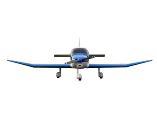 Avion bleu