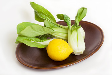 pak choi & lemon