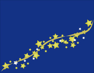 fondo estrellas de noche